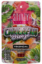 STIIIZY: Caribbean Breeze Nano Enhanced Gummies 10-Piece/100mg (S)