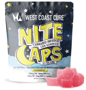 WEST COAST CURE: Dream Berry'zzz 2:1 (THC:CBN) Gummies 10-Piece/100mg (I)