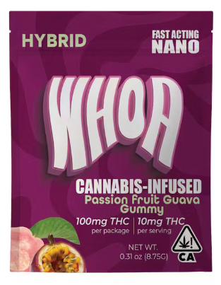 WHOA: Passion Fruit Guava Gummy - 1 Piece/100mg (H)