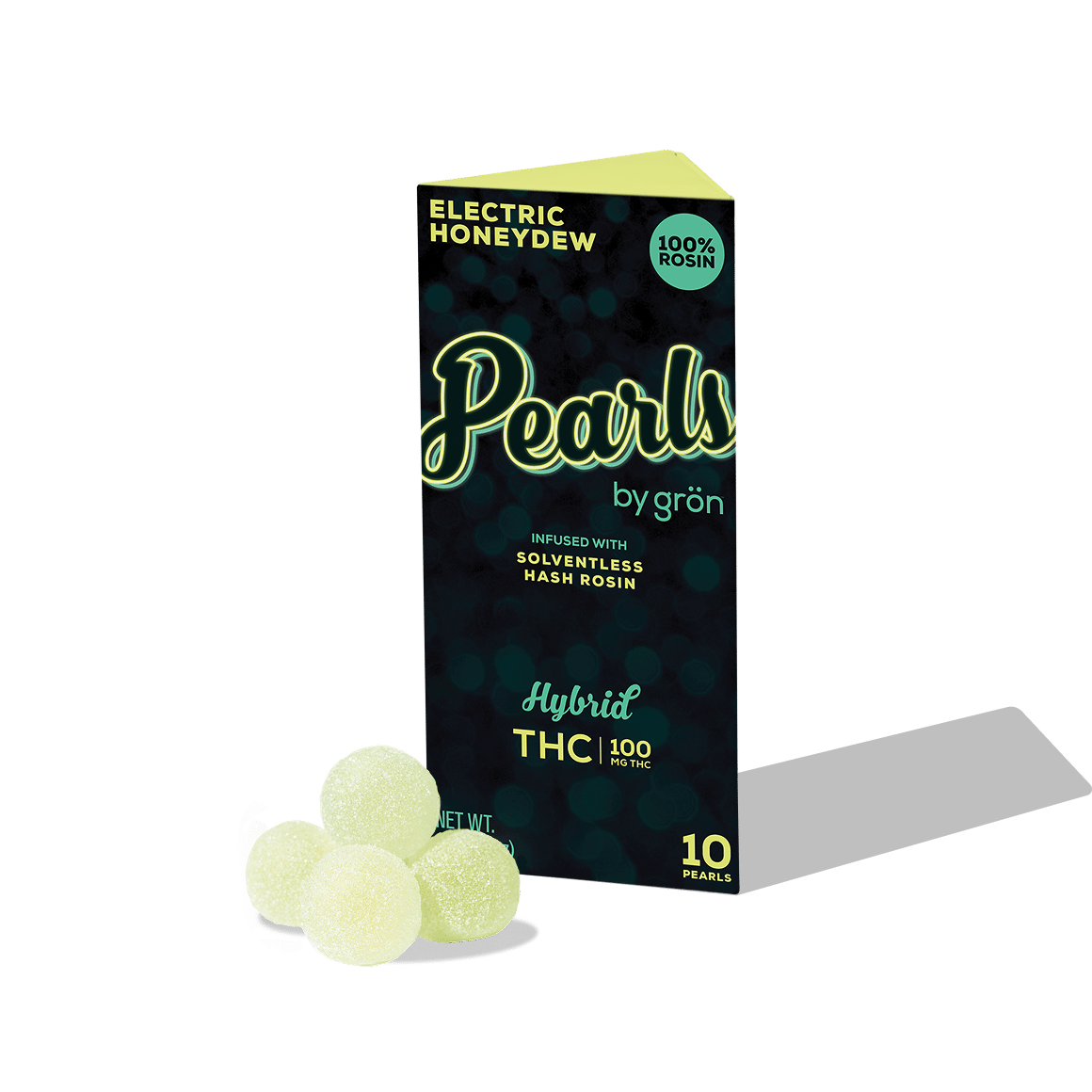 Grön | Rosin Pearls | Electric Honeydew | 100mg