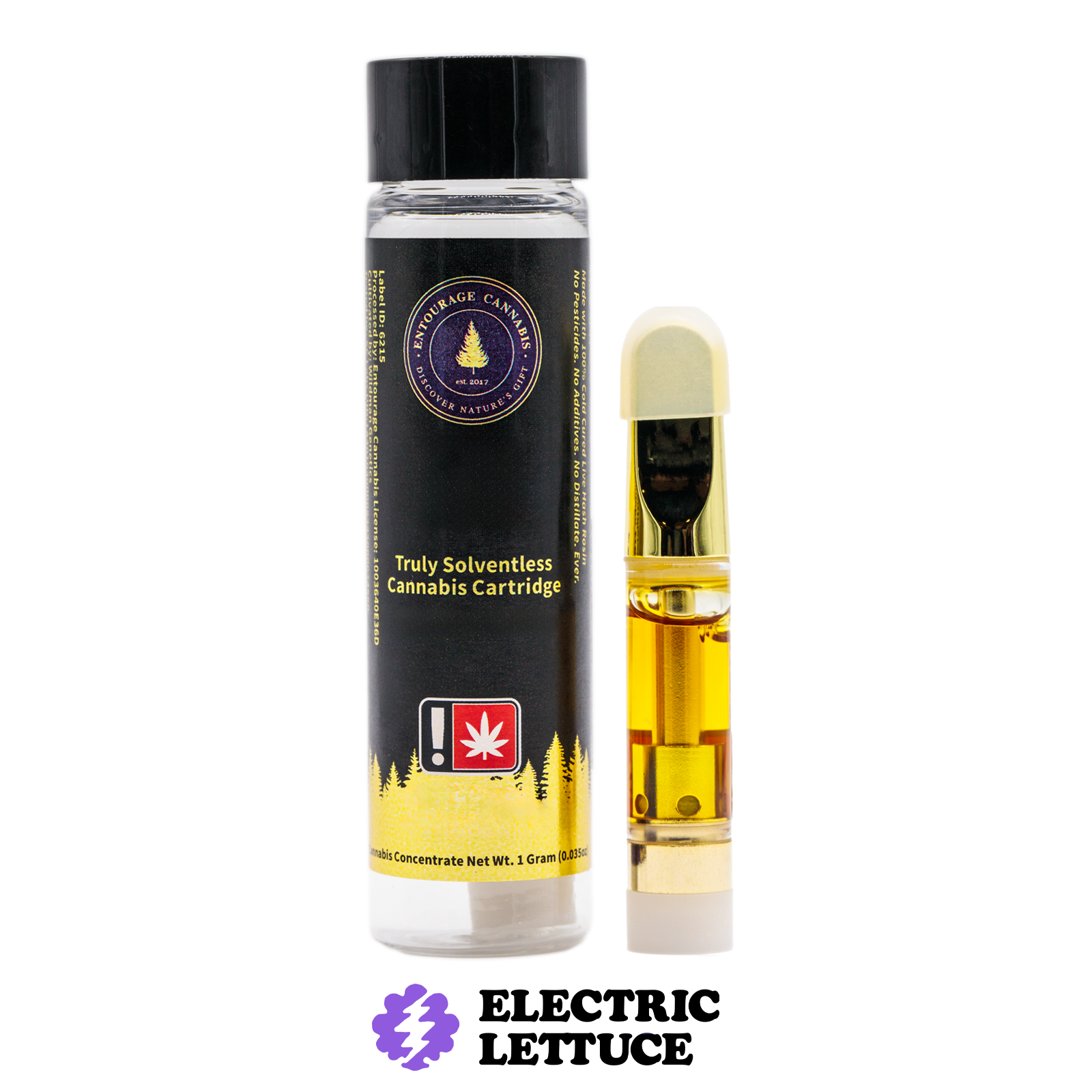 Entourage Sour Papaya Live Rosin Cartridge 1g