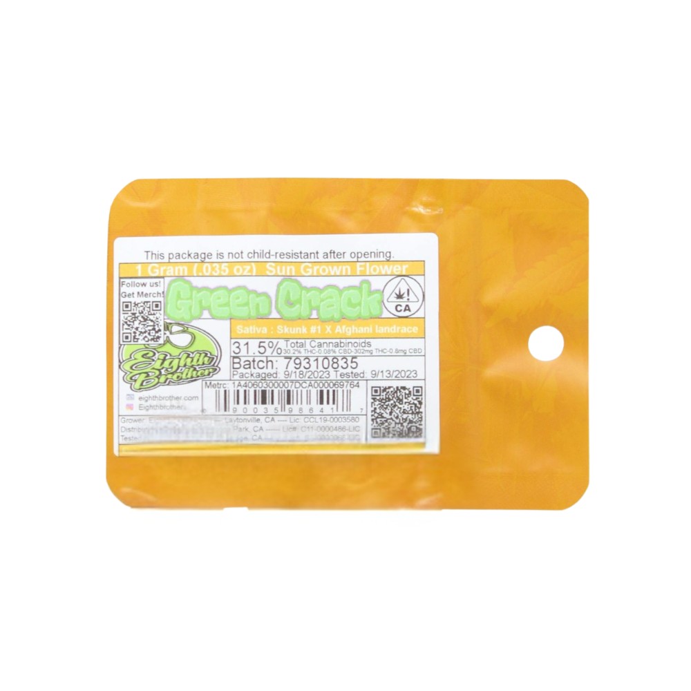 GREEN CRACK 1G - EIGHTH BROTHER