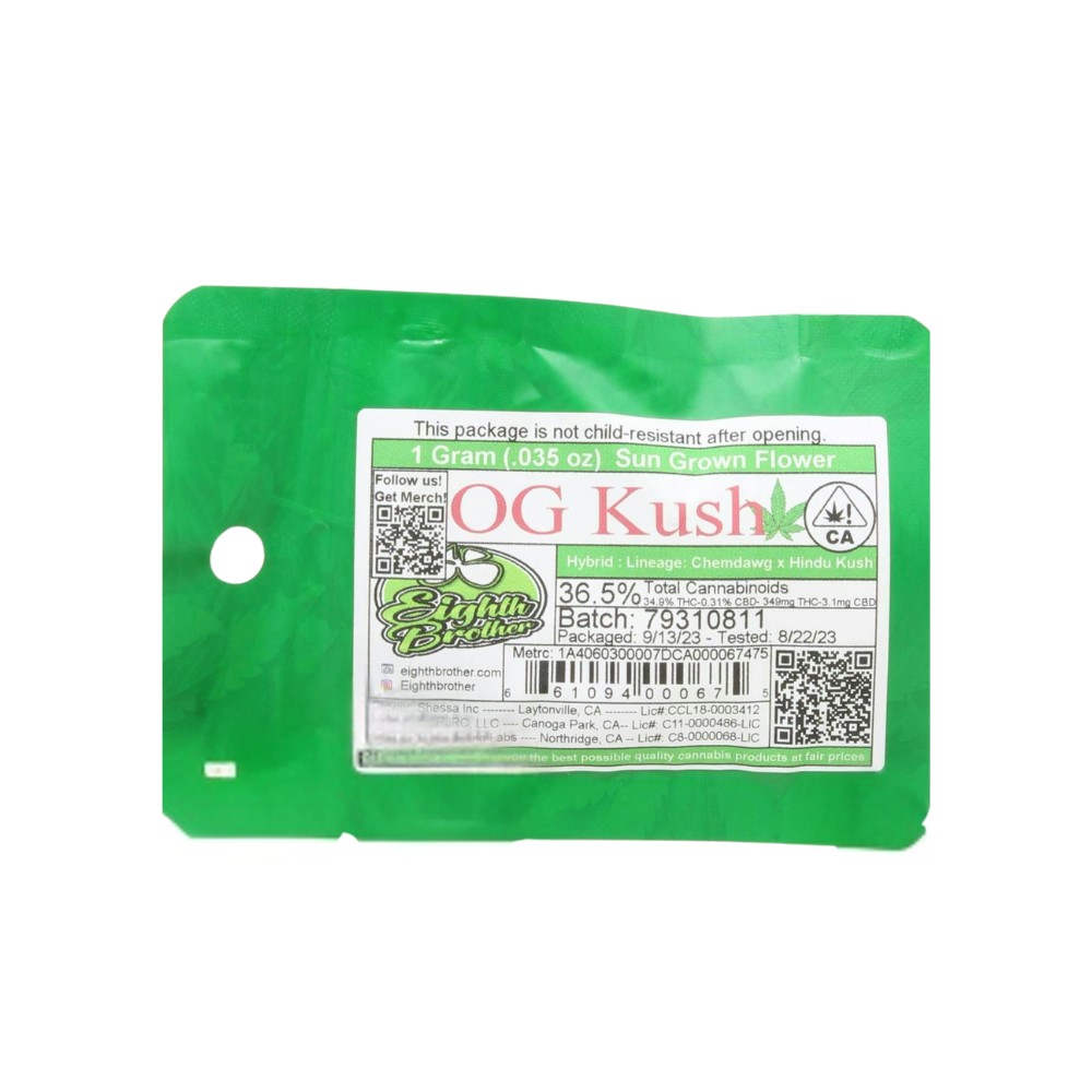 OG KUSH 1G - EIGHTH BROTHER