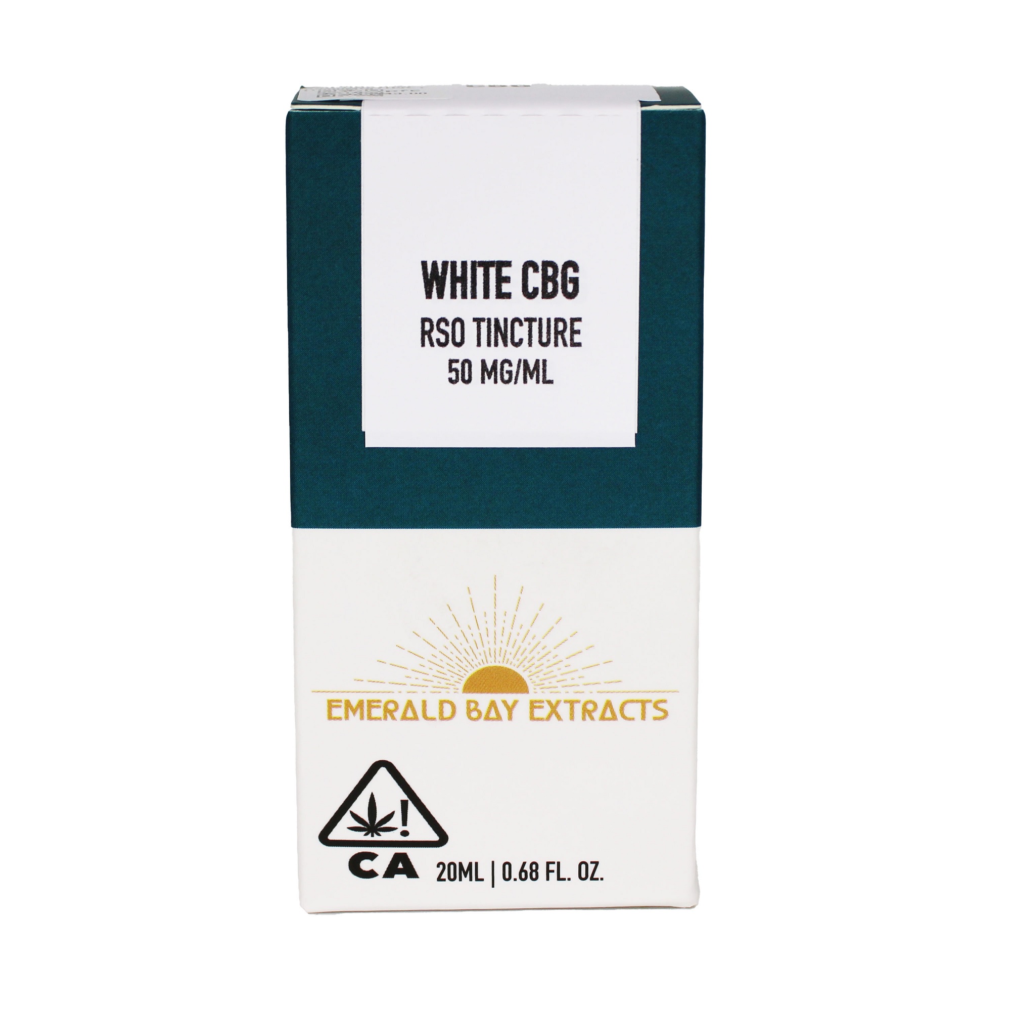 Emerald Bay - Tincture: White CBG - 20ml