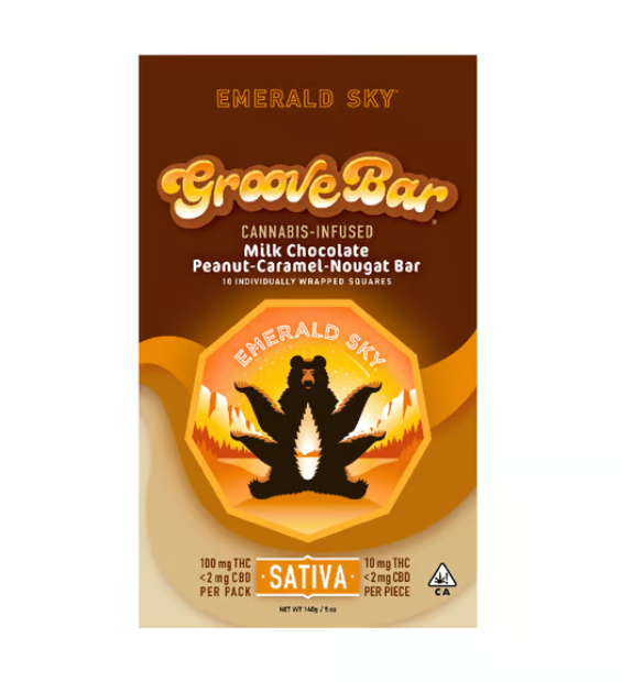 Emerald Sky Live Rosin Groove Bar 10pk Sativa