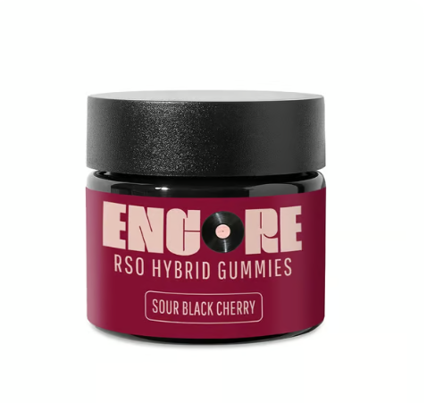 Sour Black Cherry RSO Hybrid Gummies [10pk] 100mg