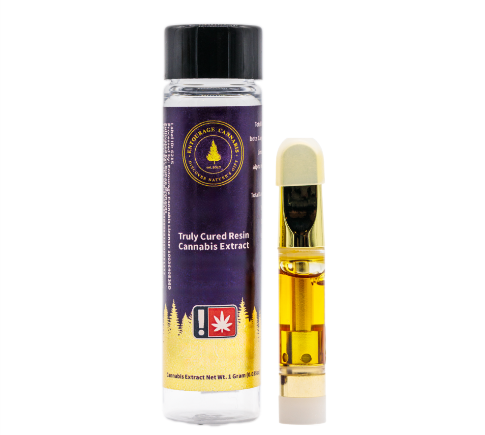 Entourage Rainbow Zebra Cured Resin Cartridge 1g