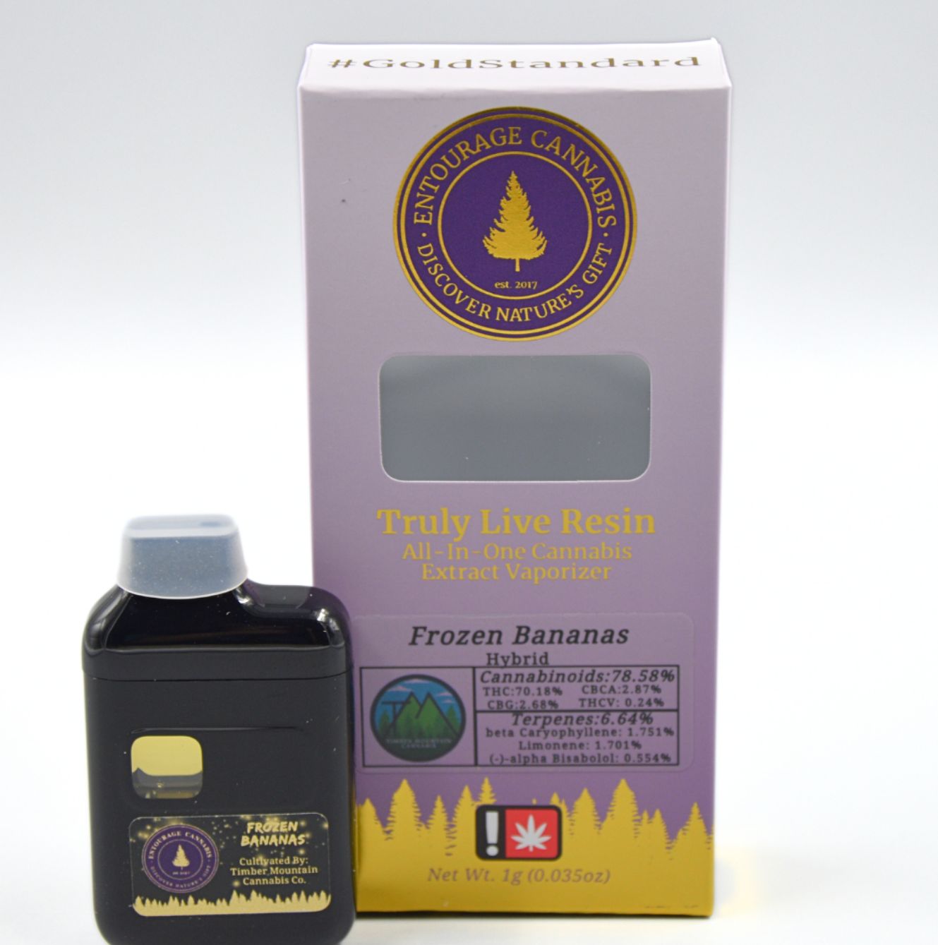 Midnight Meringue, Live Resin Disposable, 1g