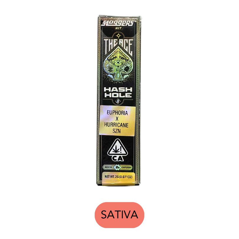 Sluggers - Hash Hole - Euphoria x Hurricane SZN - Infused Preroll - 2.0g