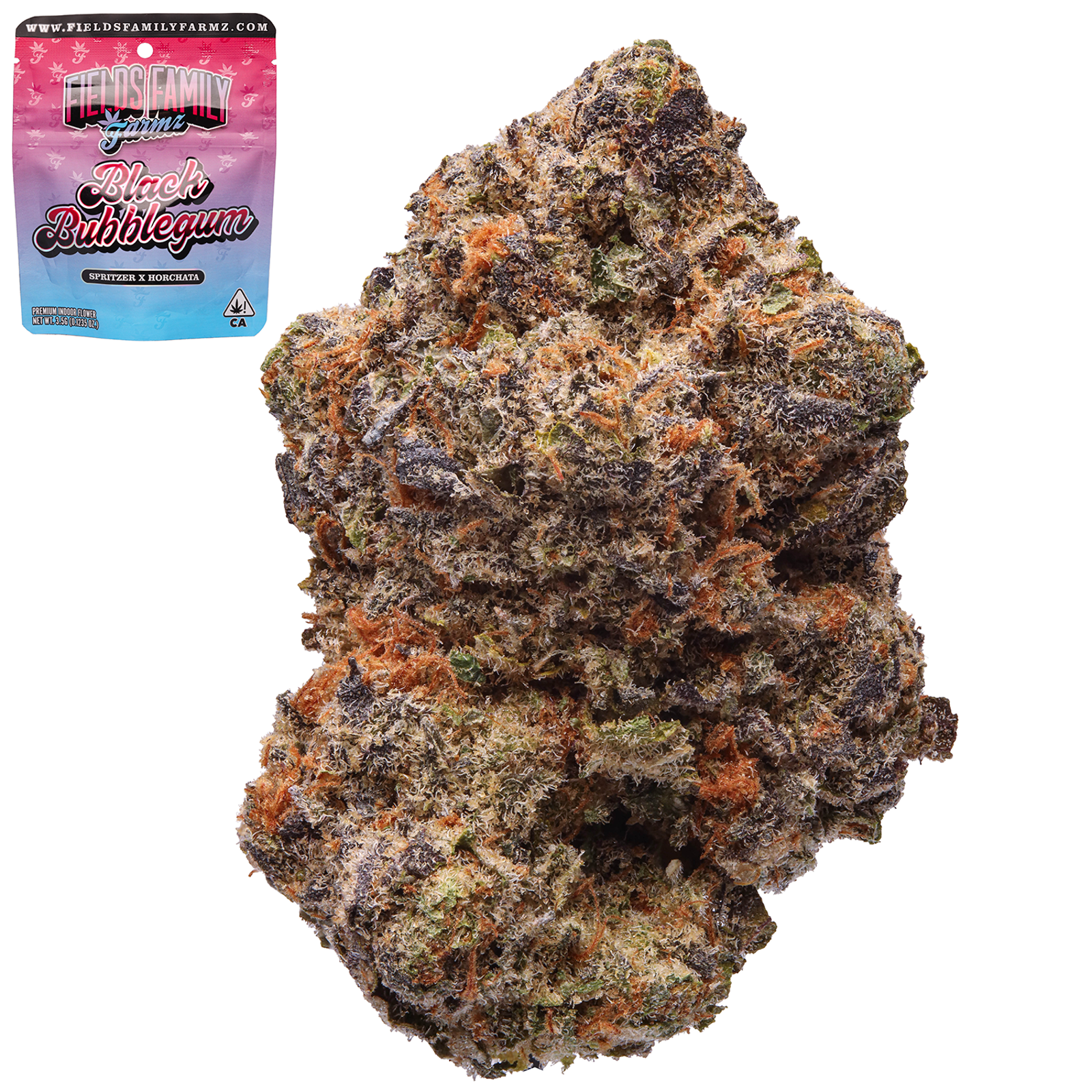 Fields Family Farmz Black Bubblegum Flower Strain (indica), 3.5g