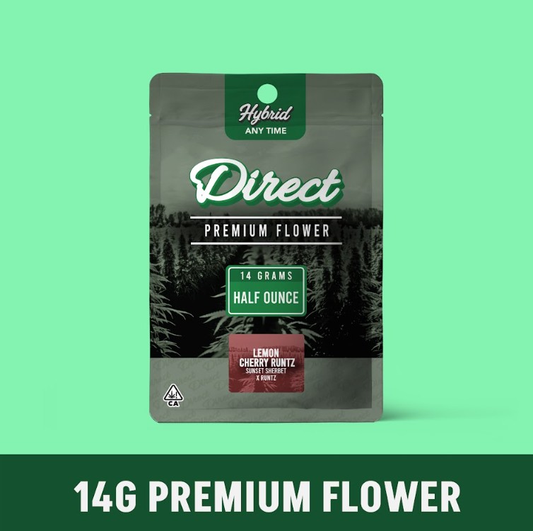 DIRECT: Lemon Cherry Runtz 14g - Greenhouse Flower (H)
