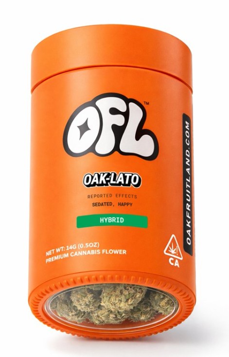 OAKFRUITLAND: Oak-lato 14g - Indoor Flower (I)