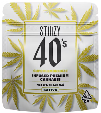 STIIIZY: Super Lemon Haze 7g - 40's Infused Flower (S)