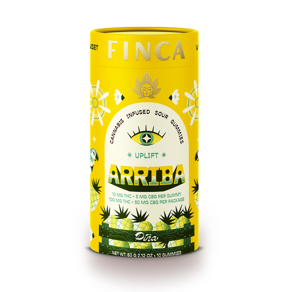 Arriba 10mg Pina Uplift Gummies 10 Pack | Finca