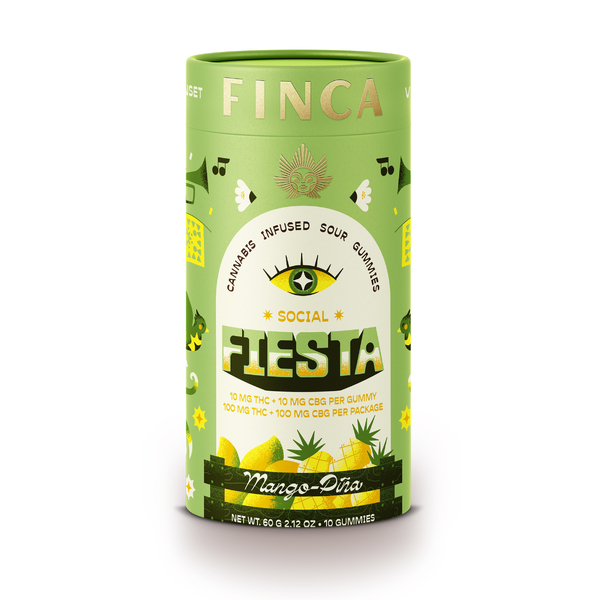 Fiesta 10mg Mango Pina Social Gummies 10 Pack | Finca