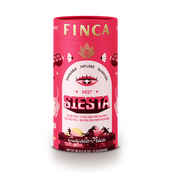 Siesta 10mg Guava Strawberry Rest Gummies 10 Pack | Finca