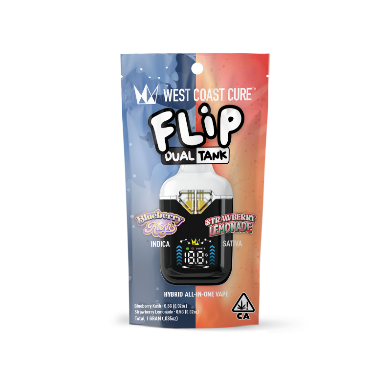 West Coast Cure - Blueberry Kush x Strawberry Lemonade CUREbar Flip 1g