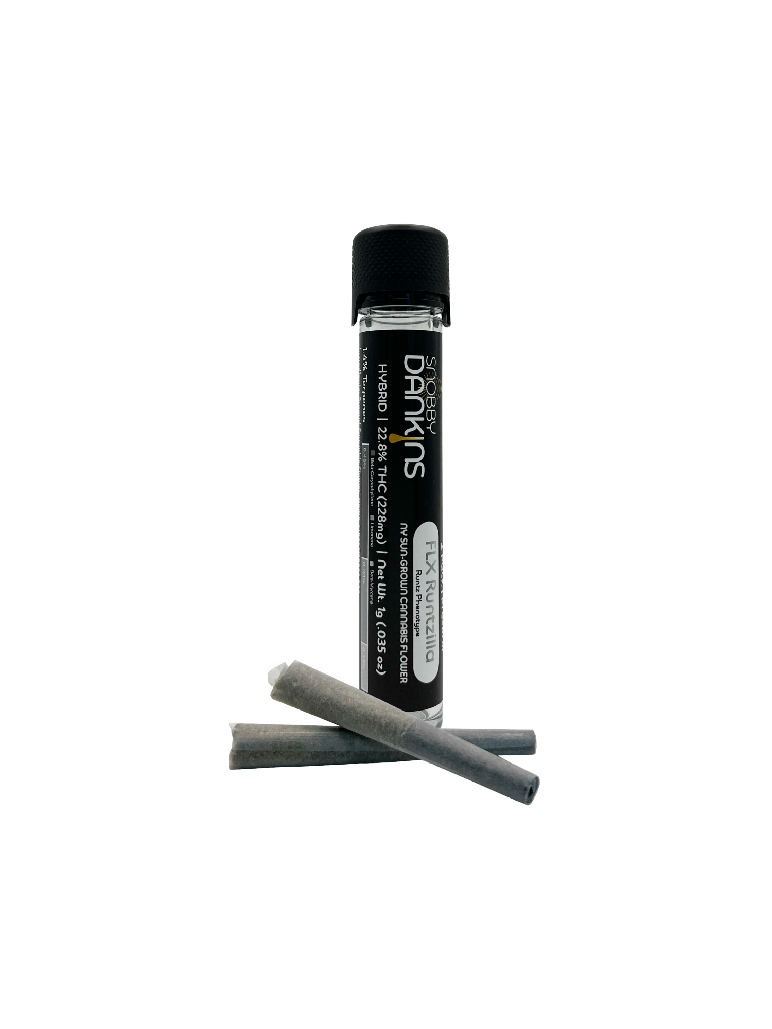 Snobby Dankins | FLX Runtzilla | Preroll 2pk | 1g