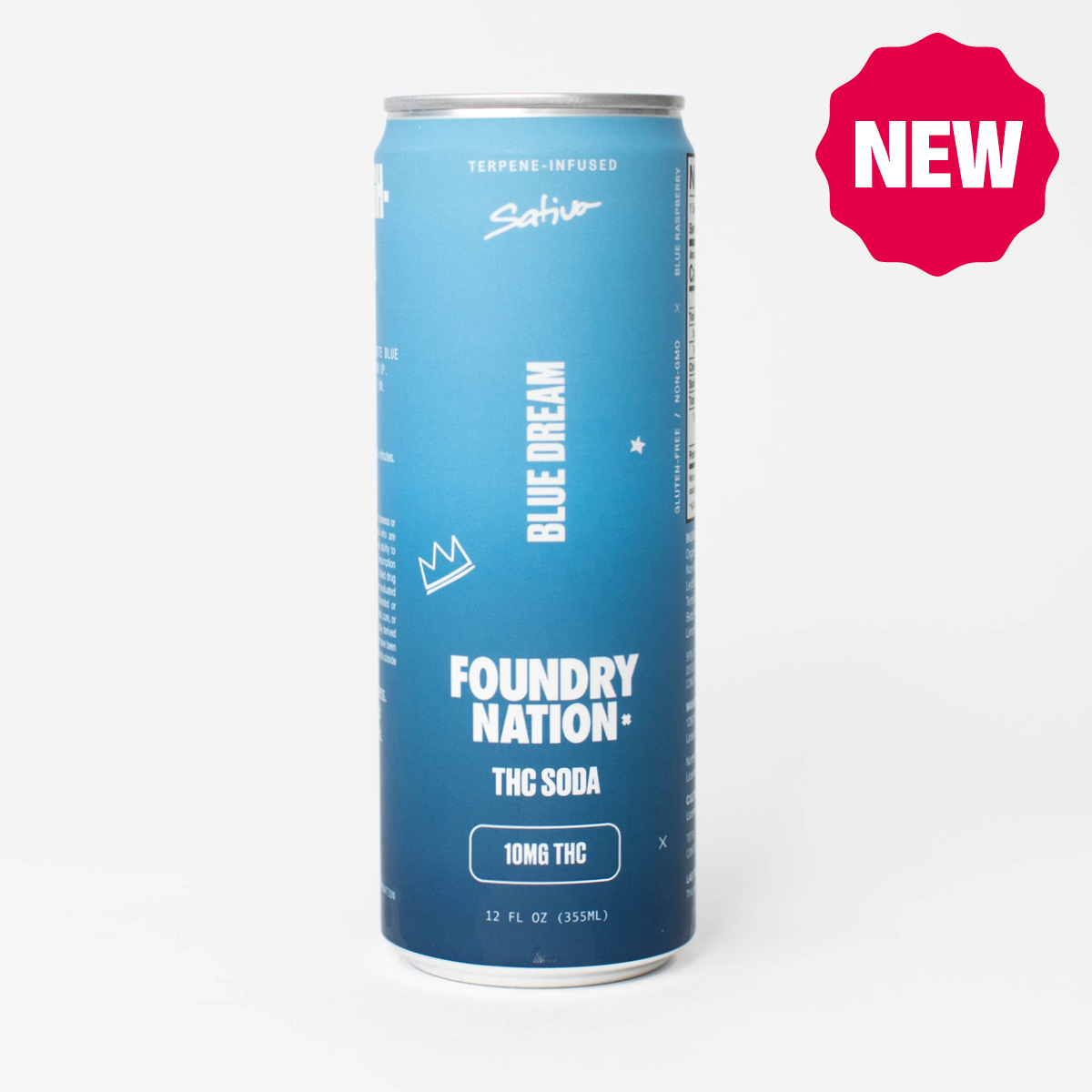 Foundry | 10mg THC Soda | Blue Dream