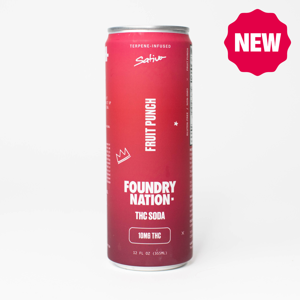 Foundry | 10mg THC Soda | Fruit Punch