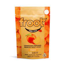Froot Peach 1:1 CBD:THC 100mg Gummies