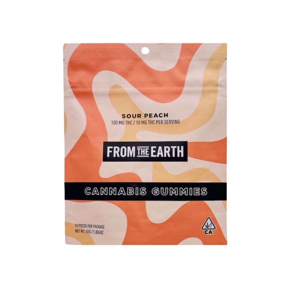 SOUR PEACH 100MG - FROM THE EARTH