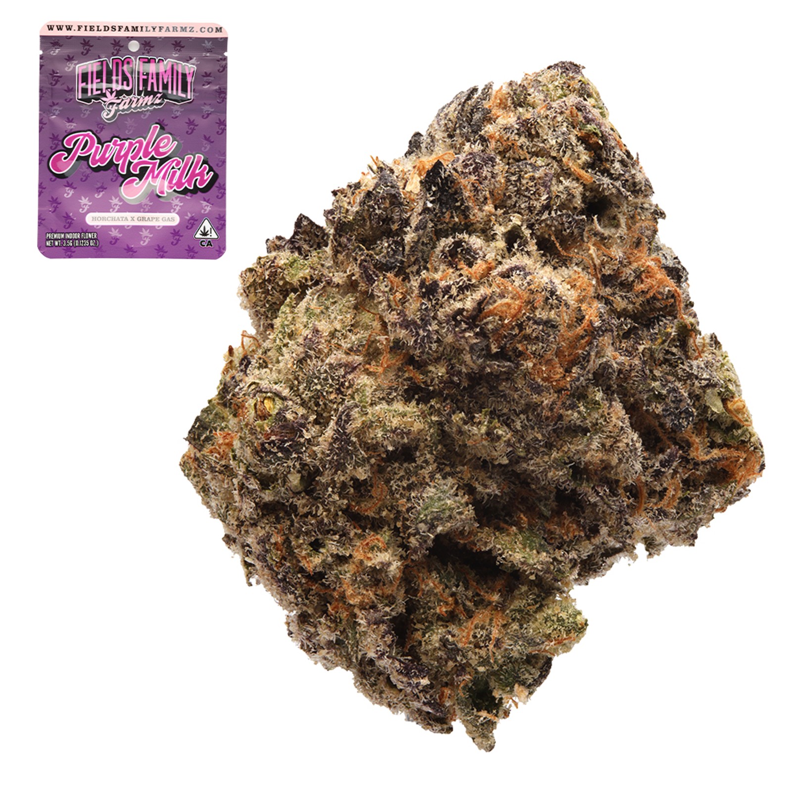 Fields Family Farmz Purple Milk Flower Strain (indica), 3.5g