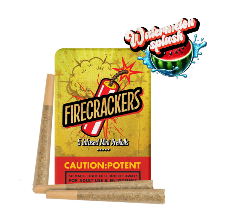 Firecrackers Watermelon Splash 0.7g 5pk Infused Prerolls
