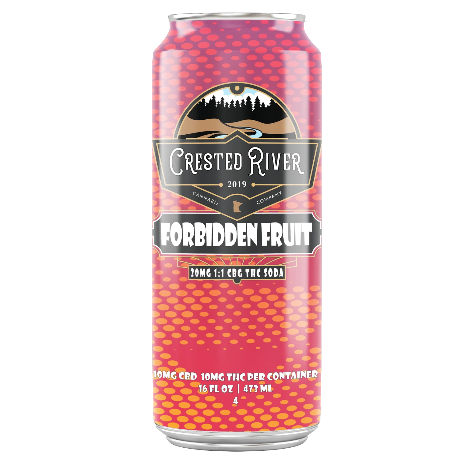 Homegrown Soda - Forbidden Fruit 10mg THC 10mg CBG - 16oz