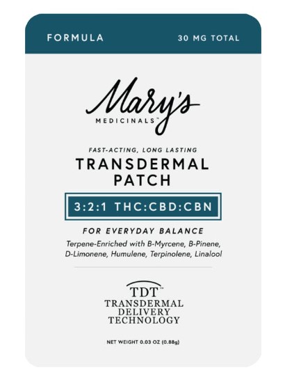 Mary's Formula 3:2:1 Transdermal Patch