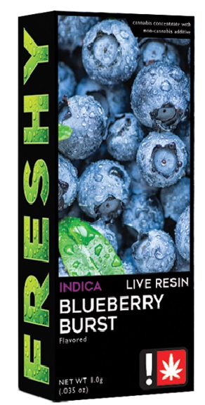 Blueberry Burst, Live Resin + Botanical Terpenes, 1g