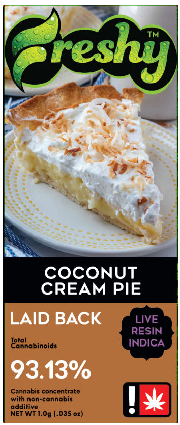 Coconut Cream Pie, Live Resin + Botanical Terpenes, 1g