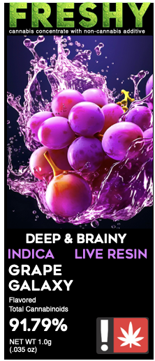 Grape Galaxy, Live Resin + Botanical Terpenes, 1g