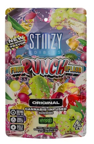 Stiiizy Fruit Punch 100mg Gummies PD