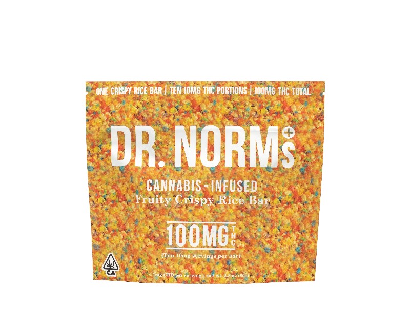 Dr. Norm's Fruity Pebble (H) Rice Crispy Bar 100mg