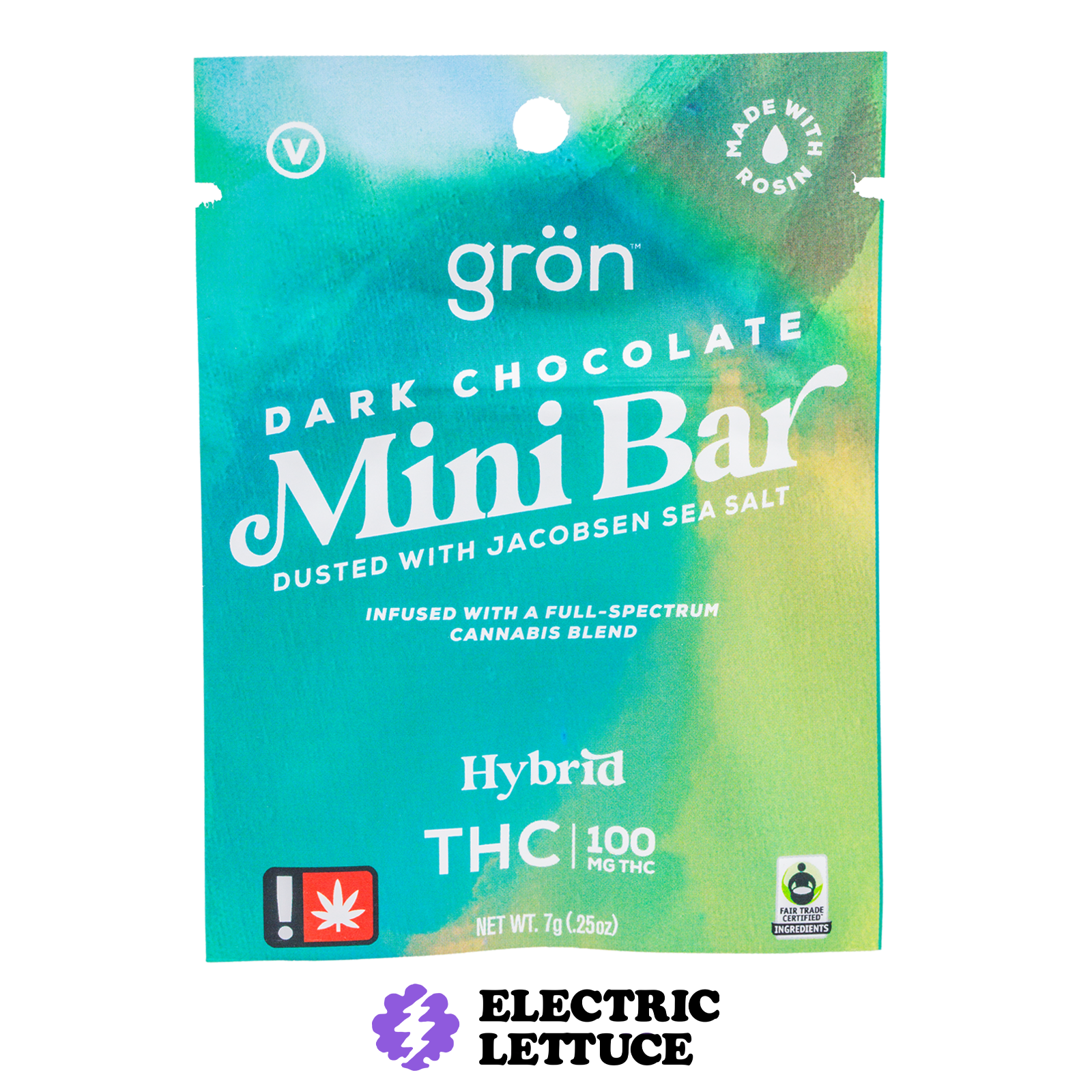 Gron THC Dark Chocolate Mini Bar 100mg