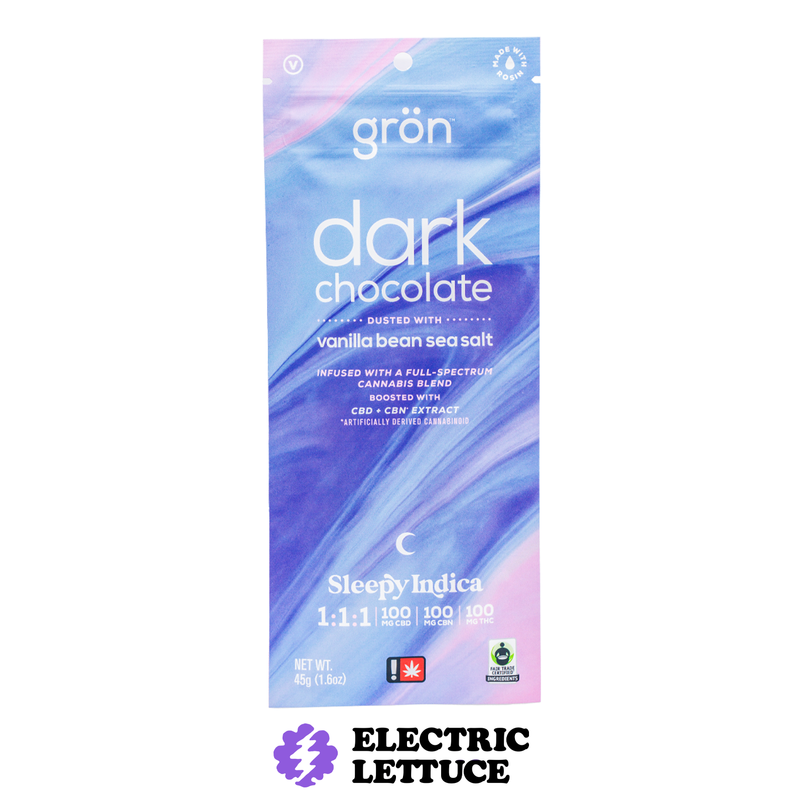 Gron Vanilla Bean Dark Chocolate 1:1:1 100mg