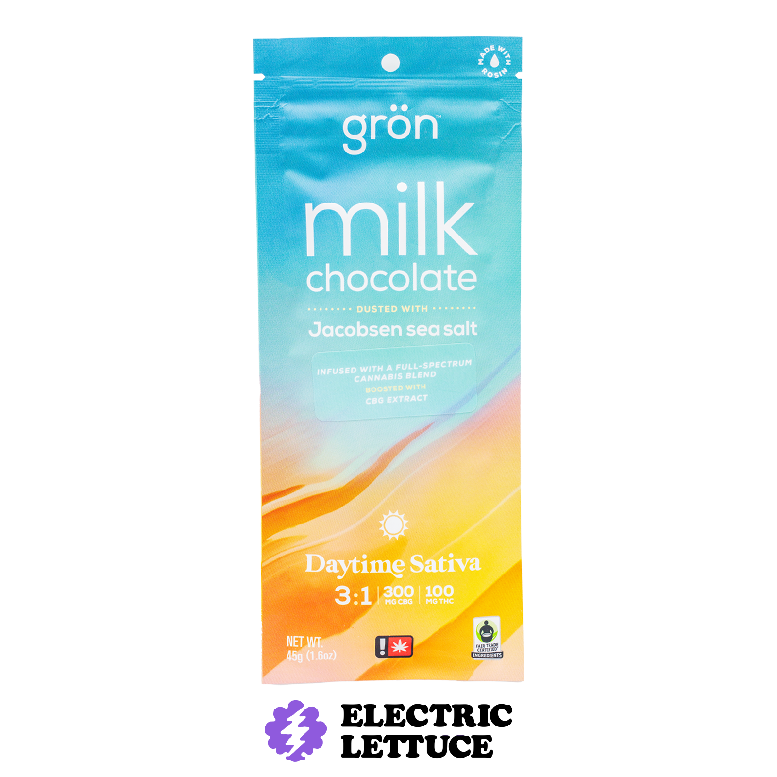 Gron Sea Salt Milk Chocolate 3:1 100mg