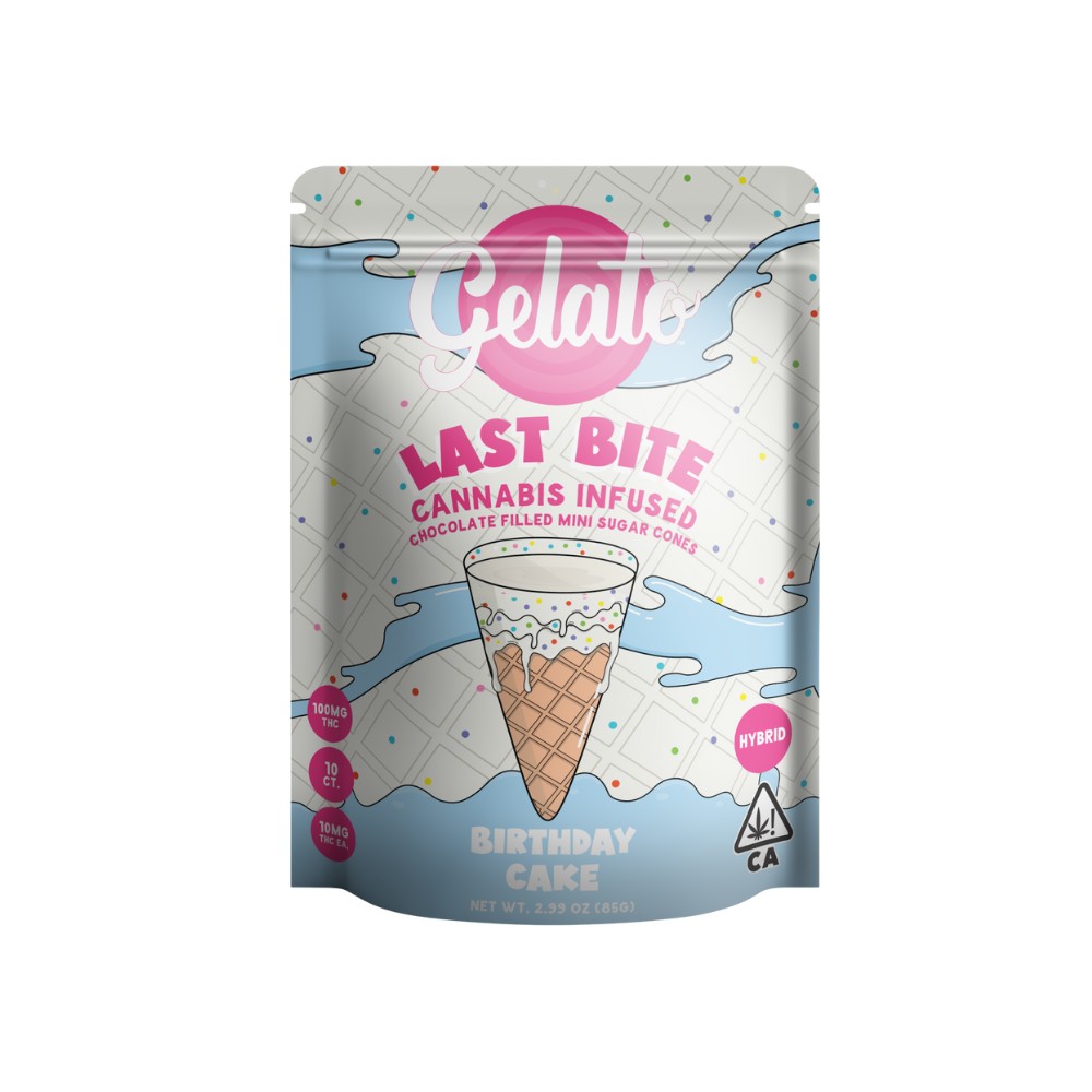 Gelato Seeds — Last Bite - Birthday Cake Mini Cones - Gelato