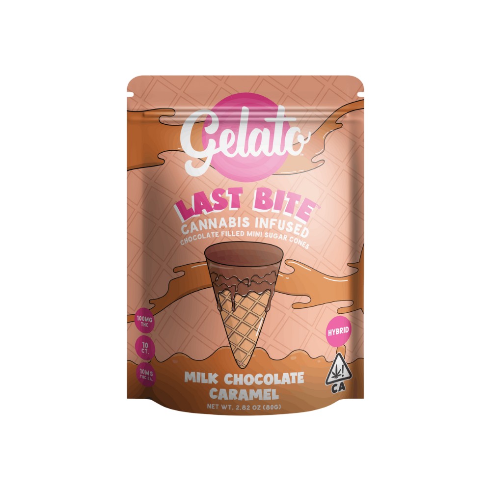 Gelato Seeds — Last Bite - Milk Caramel Mini Cones - Gelato