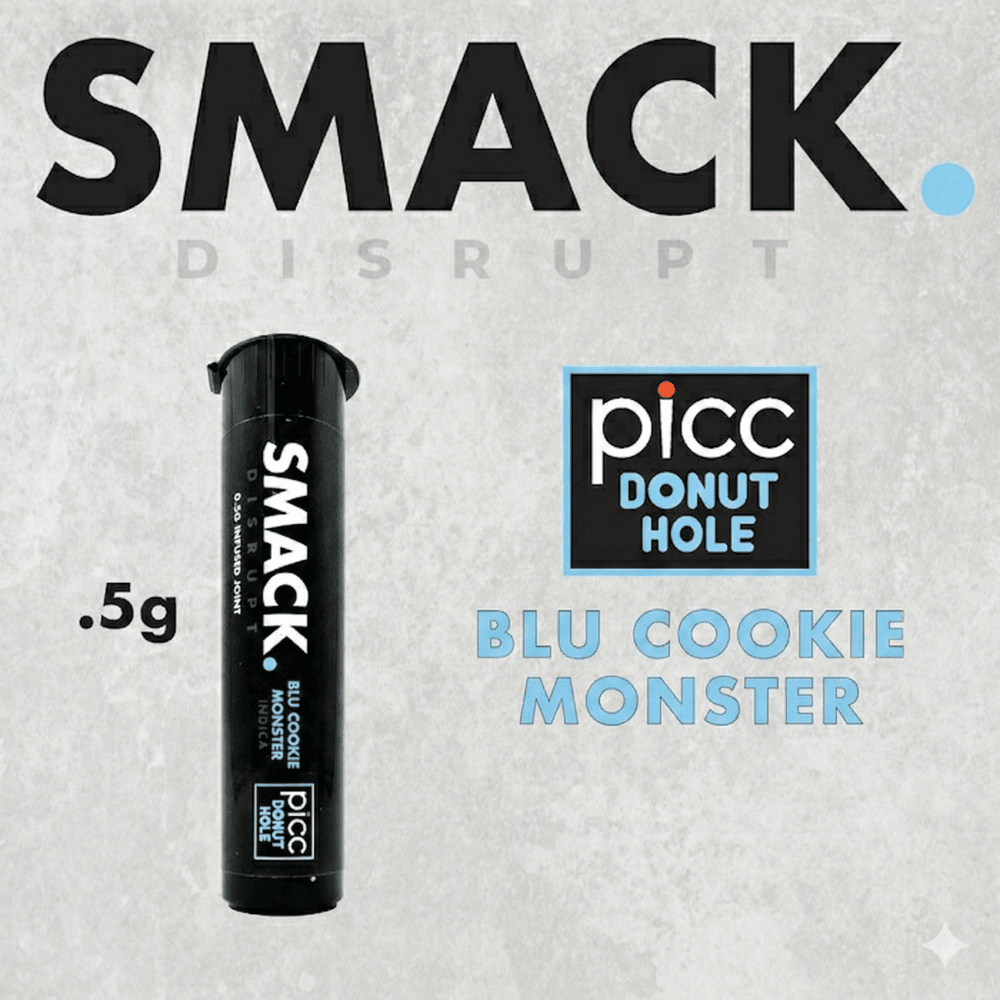 SMACK. | Infused Pre-roll | 0.5G SINGLE | Blu Cookie Monster (I)
