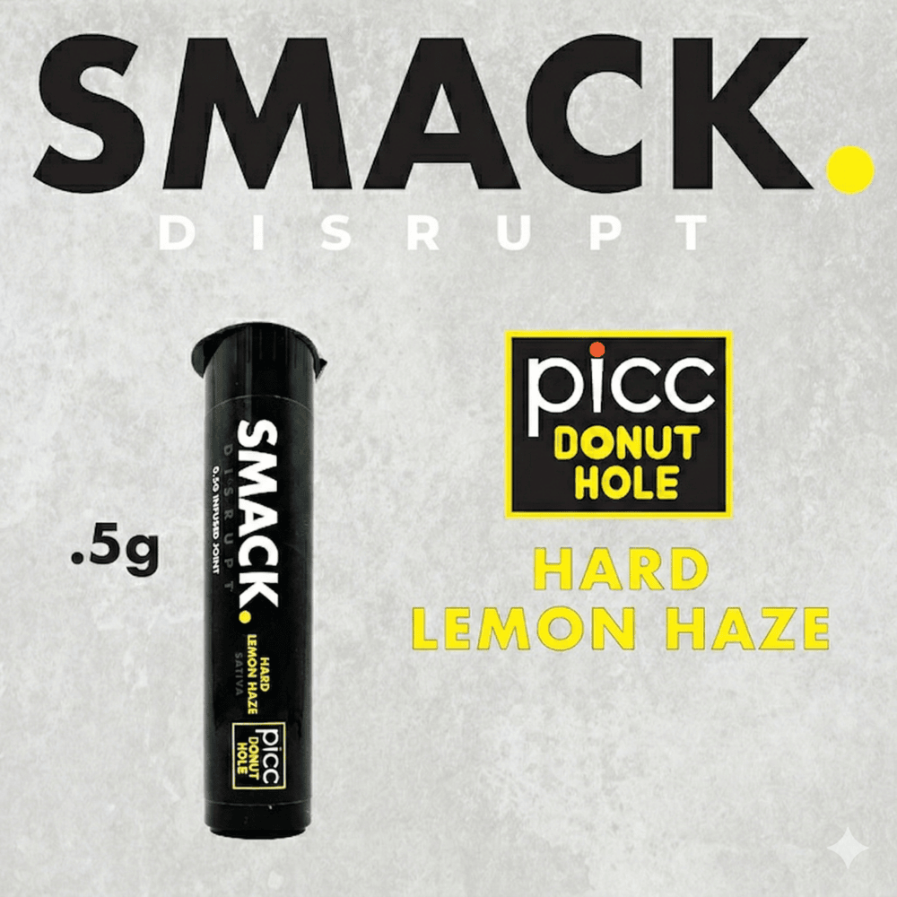 SMACK. | Infused Pre-roll | .5G SINGLE | Hard Lemon Haze (S)