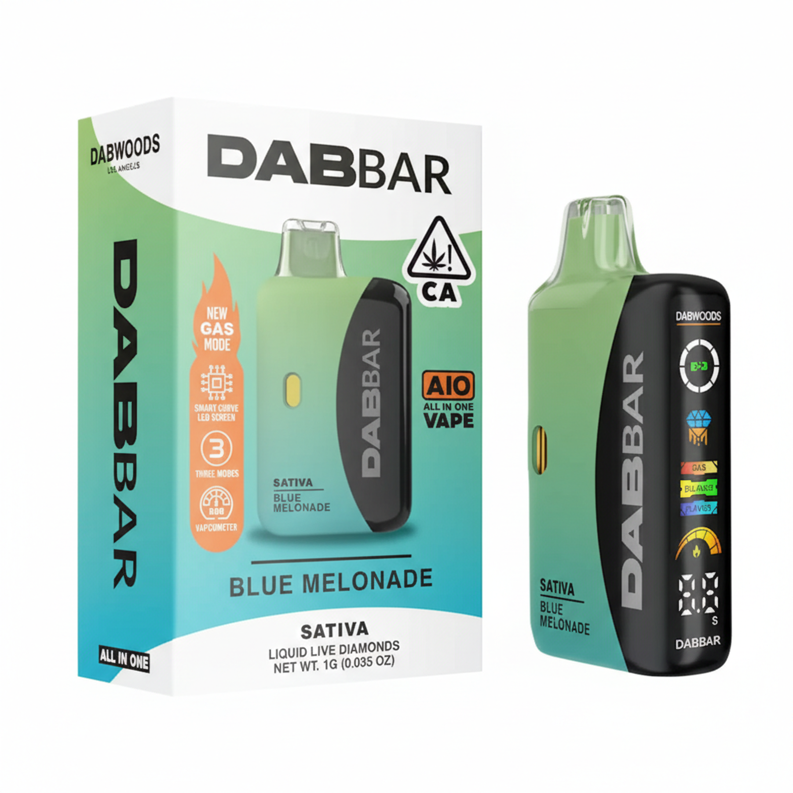 Blue Melonade | DABBAR | Liquid Diamond All-In-One | 1g