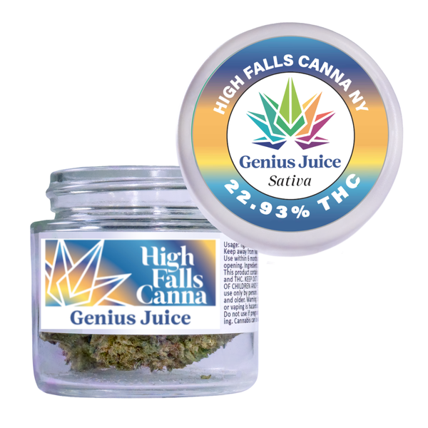 Genius Juice 3.5g Flower Jar | High Falls Canna