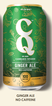 CQ Ginger Ale Infused Cannabis Beverage 100mg
