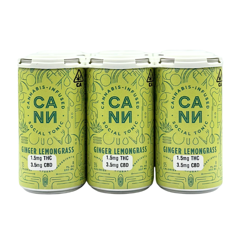 CANN - Ginger Lemongrass - Drinks - 2mg - 6pk