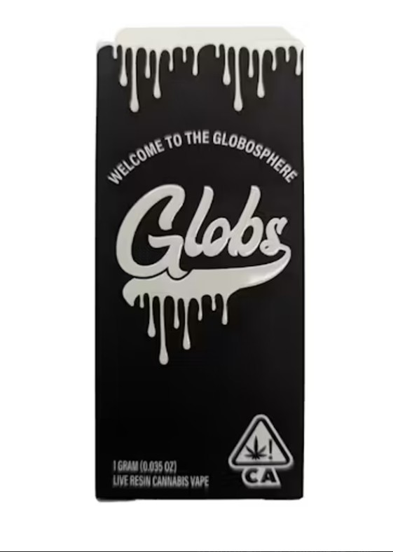 Globs Live Resin Cartridge 1g Modified Cherries (I)