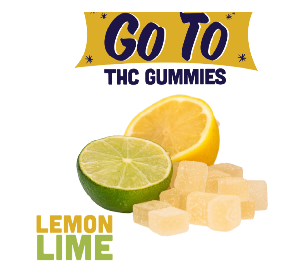 Go To Lemon Lime Gummies 100mg 20pk (V/GF/DF)