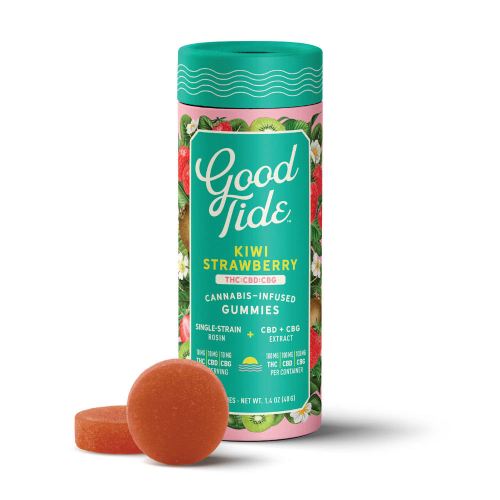 Edibles | Good Tide | Kiwi Strawberry 1:1:1 | 10pk | 100mg