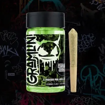 Gramlin 5pk Prerolls 3.5g Midnight Snacks